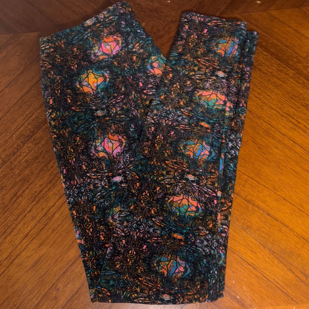 LuLaRoe Multicolor Patterned Leggings